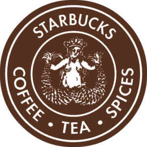 Logotipo da Starbucks de 1971.